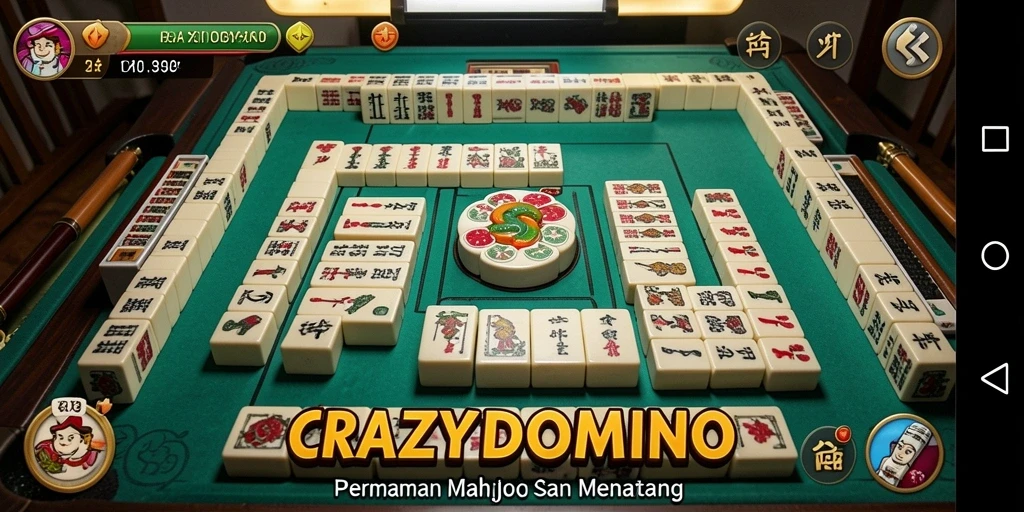 Tampilan menarik dari gameplay CRAZYDOMINO yang mengasyikkan.