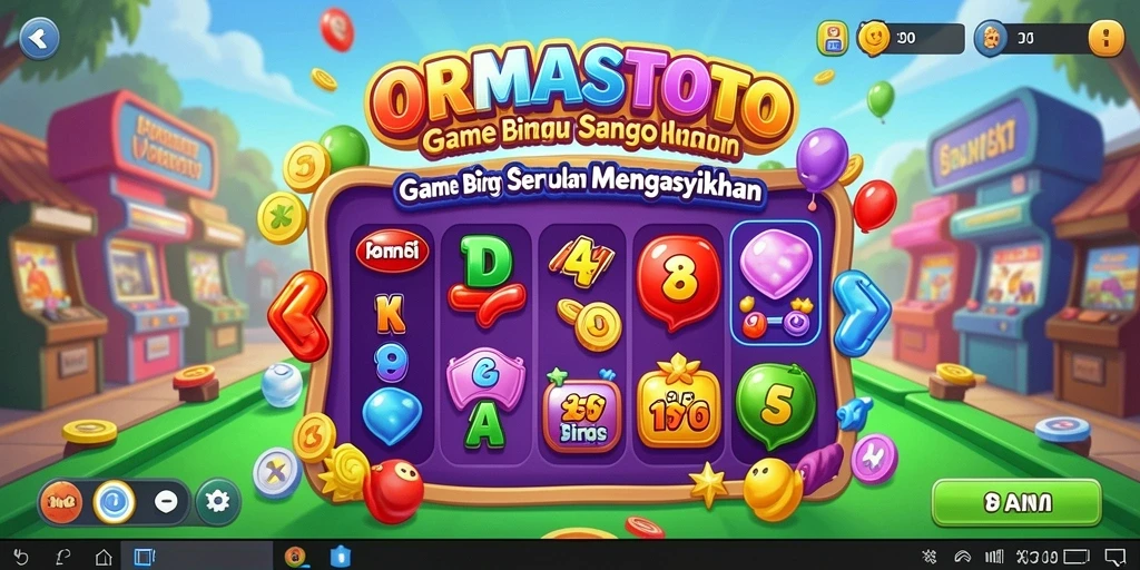 Screenshot utama ORMASTOTO menampilkan momen seru permainan Bingo.