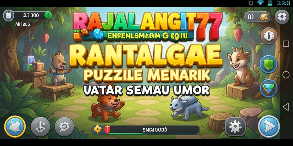 Gameplay seru dengan tantangan Puzzle menarik di RAJALANGIT77.