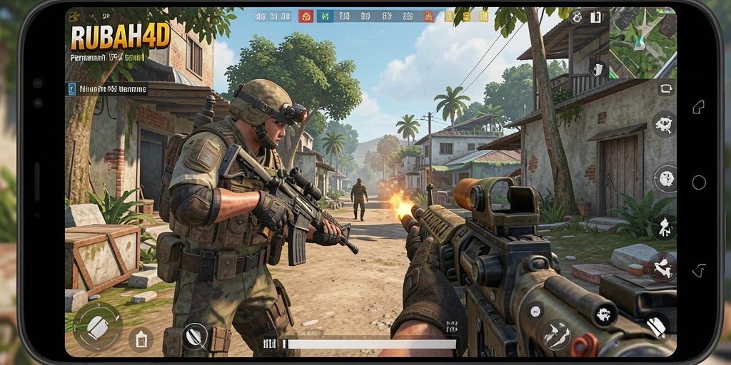 Screenshot gameplay RUBAH4D menampilkan aksi pertempuran yang epik dan mendebarkan.