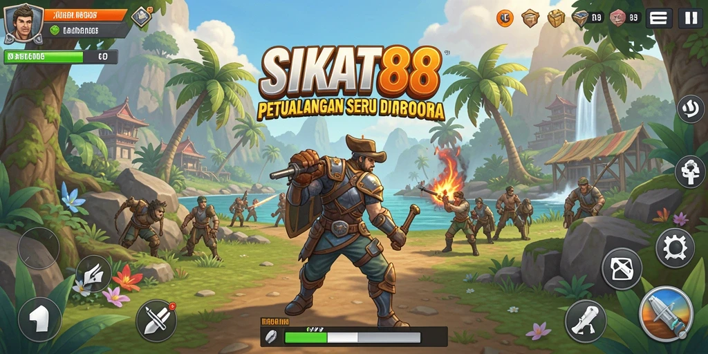 Tampilan menarik dari gameplay SIKAT88 dalam dunia terbuka.