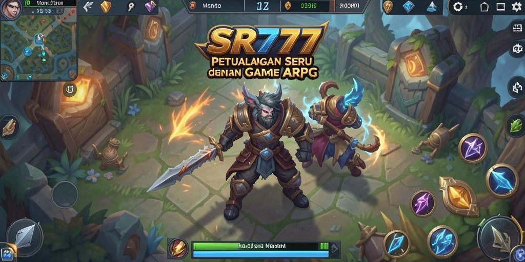 Tampilan menarik gameplay ARPG dalam SR777 yang memikat.
