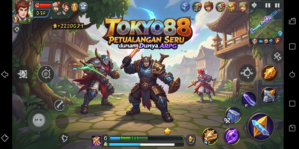 Tangkapan layar menampilkan aksi pertarungan seru dalam <strong>TOKYO88</strong>.